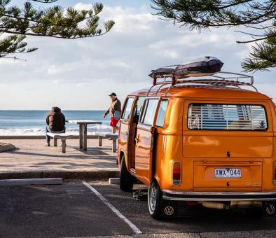 Kombi at beach