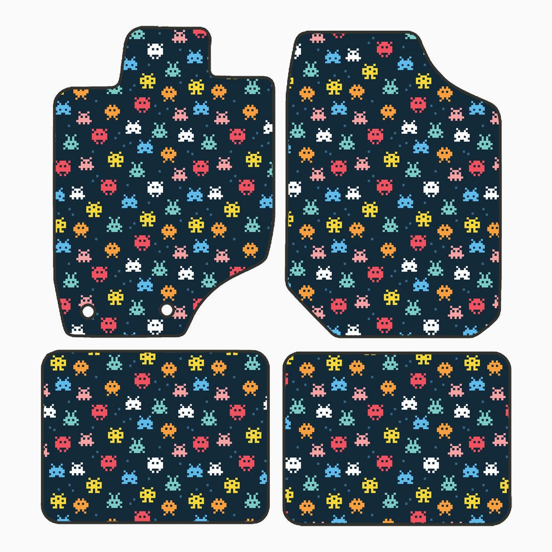 Carpet Car Mats By Jungl - 1st / 2nd Row Set